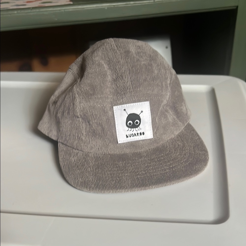 Bugaroo small toddler Gray Corduroy 5-Panel Hat